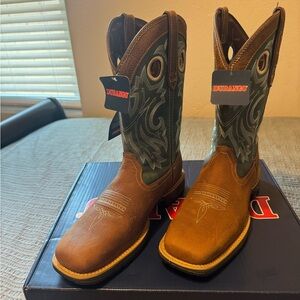 Durango Men's Cowboy Boots - Brown and Green